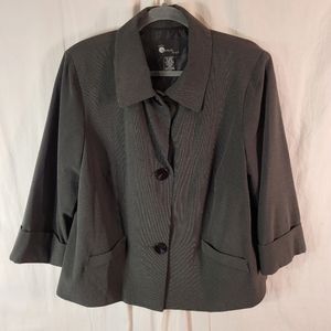 First option womens jacket rn83082 style 792e111x size 18w in black